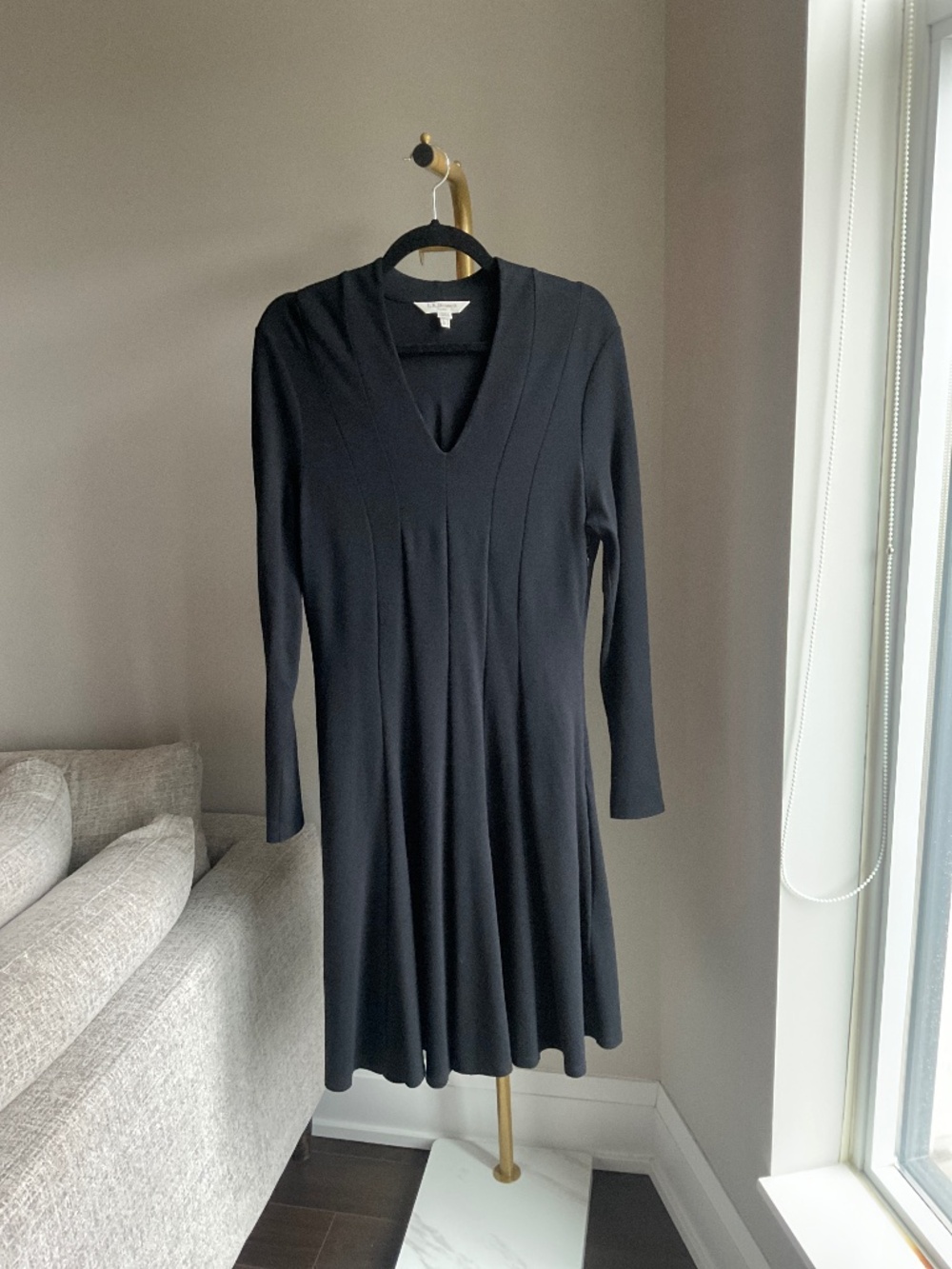 L.K. Bennett Aviana Black Dress